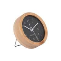 Budík Karlsson KA5923BK Neat Round, 9cm